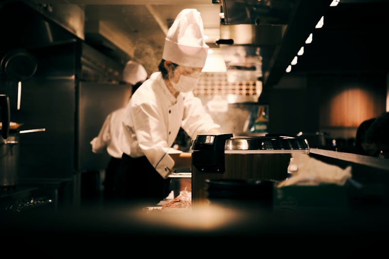 Taco Time restaurant team working together in kitchen