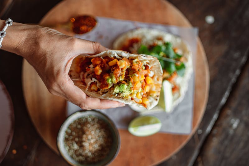 Street-Style Carnitas Taco at Taco Time